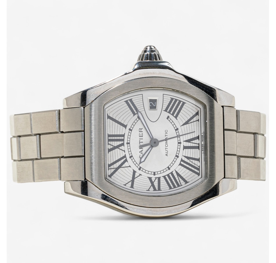 Image 747381_ALTMORE2.jpg, Product 747-381 / Price $5,288.00, Stainless Steel CARTIER ROADSTER "S" Model Swiss Made Wristwatch from Estate Originals on TSC.ca's Jewellery department