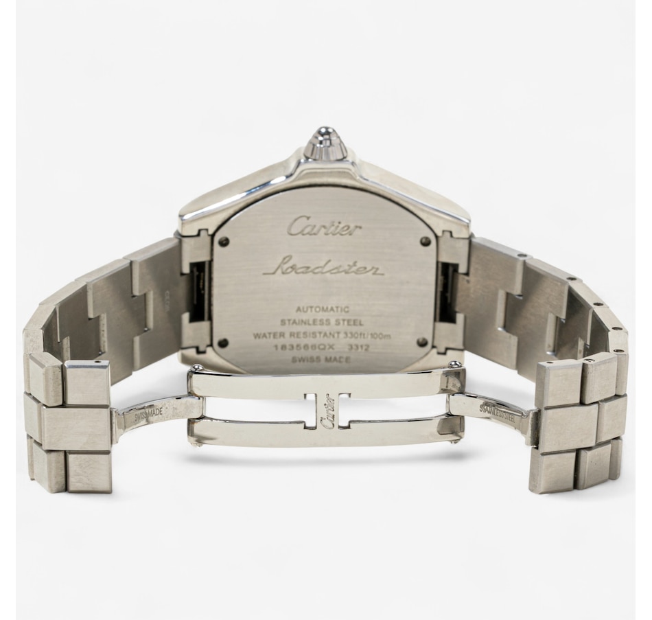 Image 747381_ALTMORE5.jpg, Product 747-381 / Price $5,288.00, Stainless Steel CARTIER ROADSTER "S" Model Swiss Made Wristwatch from Estate Originals on TSC.ca's Jewellery department