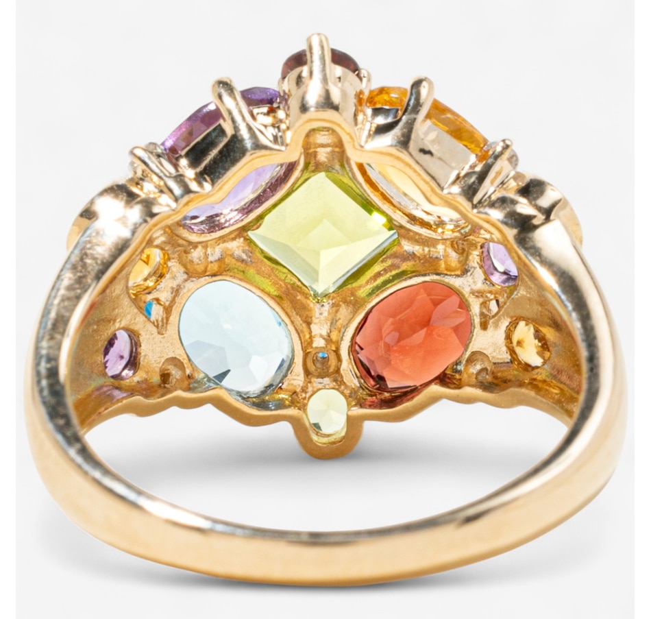Image 747384_ALTMORE3.jpg, Product 747-384 / Price $2,195.00, 14KT Yellow Gold Multi-Gemstone and Diamond Ring from Estate Originals on TSC.ca's Jewellery department