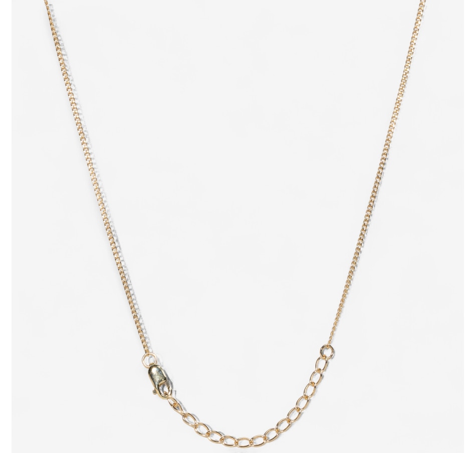 Image 747411_ALTMORE2.jpg, Product 747-411 / Price $2,095.00, 14K Yellow Gold Custom Cut Onyx and Diamond Swirl Pendant from Estate Originals on TSC.ca's Jewellery department