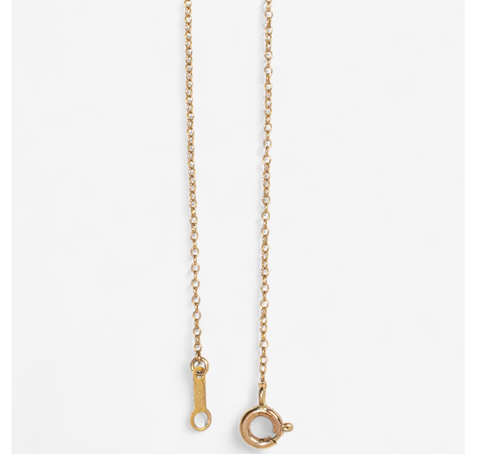 Image 747415_ALTMORE4.jpg, Product 747-415 / Price $2,595.00, 10K Yellow Gold Opal and Synthetic Ruby Necklace from Estate Originals on TSC.ca's Jewellery department