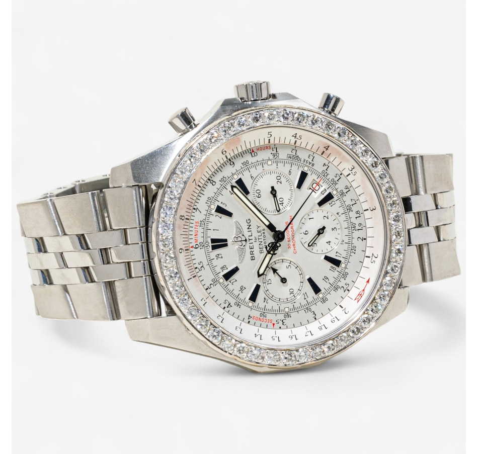 Image 747418_ALTMORE1.jpg, Product 747-418 / Price $8,995.00, Stainless Steel BREITLING BENTLEY MOTORS Swiss Made Watch from Estate Originals on TSC.ca's Jewellery department