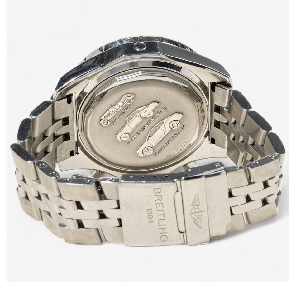Image 747418_ALTMORE3.jpg, Product 747-418 / Price $8,995.00, Stainless Steel BREITLING BENTLEY MOTORS Swiss Made Watch from Estate Originals on TSC.ca's Jewellery department