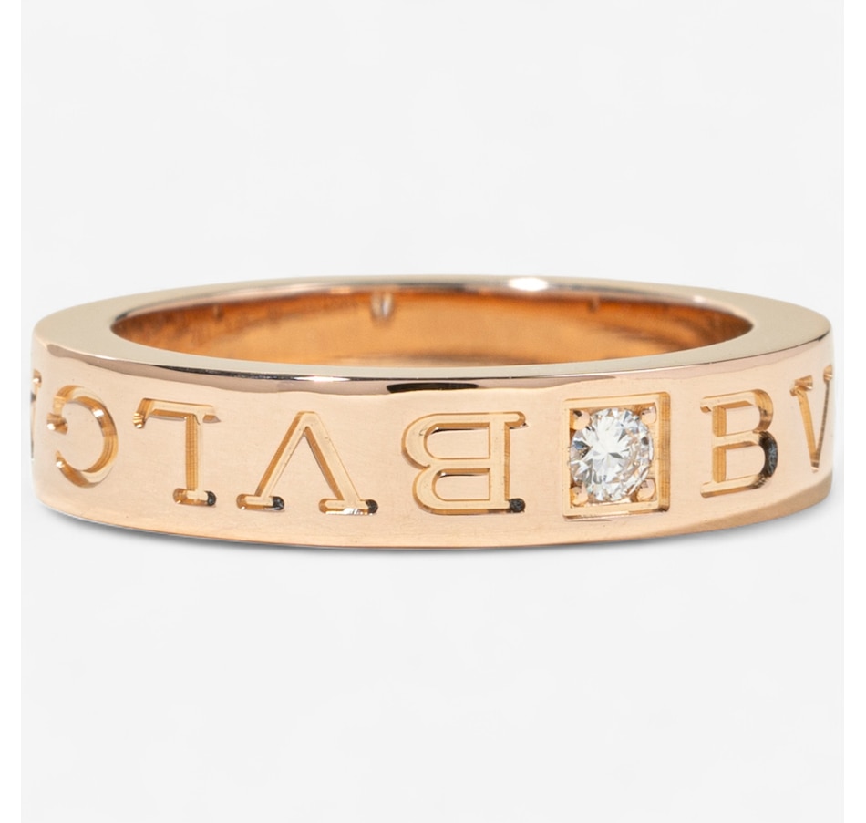 Image 747425_ALTMORE1.jpg, Product 747-425 / Price $2,895.00, 18K Rose Gold BVLGARI B.ZERO1 Diamond Band from Estate Originals on TSC.ca's Jewellery department