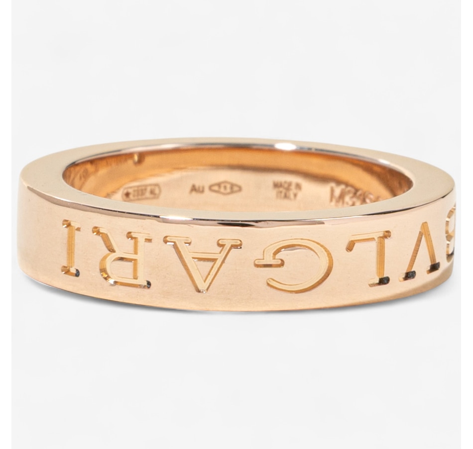 Image 747425_ALTMORE2.jpg, Product 747-425 / Price $2,895.00, 18K Rose Gold BVLGARI B.ZERO1 Diamond Band from Estate Originals on TSC.ca's Jewellery department