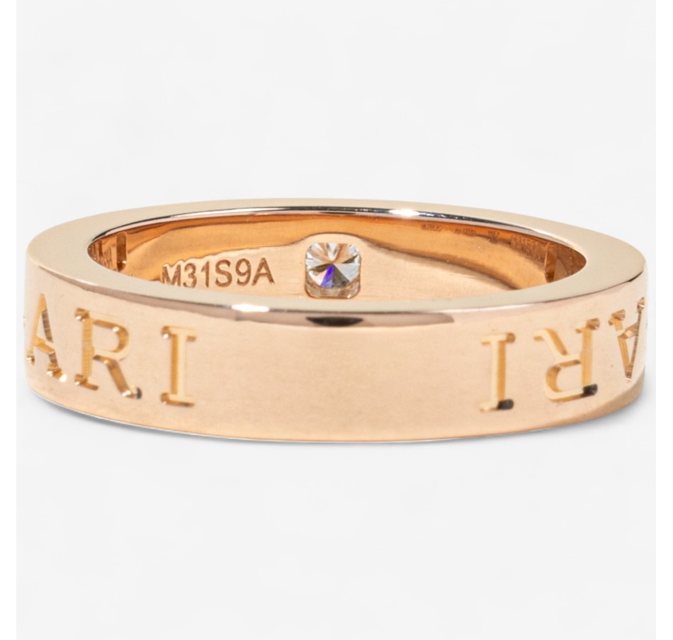 Image 747425_ALTMORE3.jpg, Product 747-425 / Price $2,895.00, 18K Rose Gold BVLGARI B.ZERO1 Diamond Band from Estate Originals on TSC.ca's Jewellery department