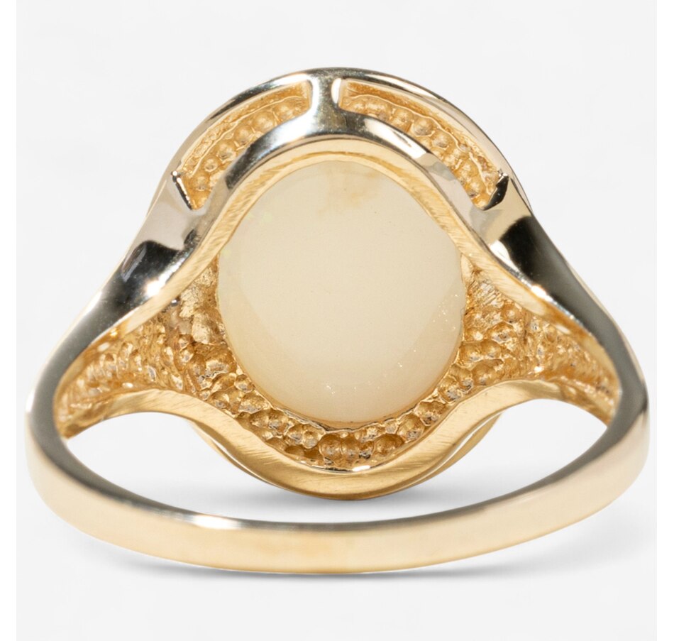 Image 747426_ALTMORE3.jpg, Product 747-426 / Price $1,495.00, 14K Yellow Gold Opal and Diamond Ring from Estate Originals on TSC.ca's Jewellery department