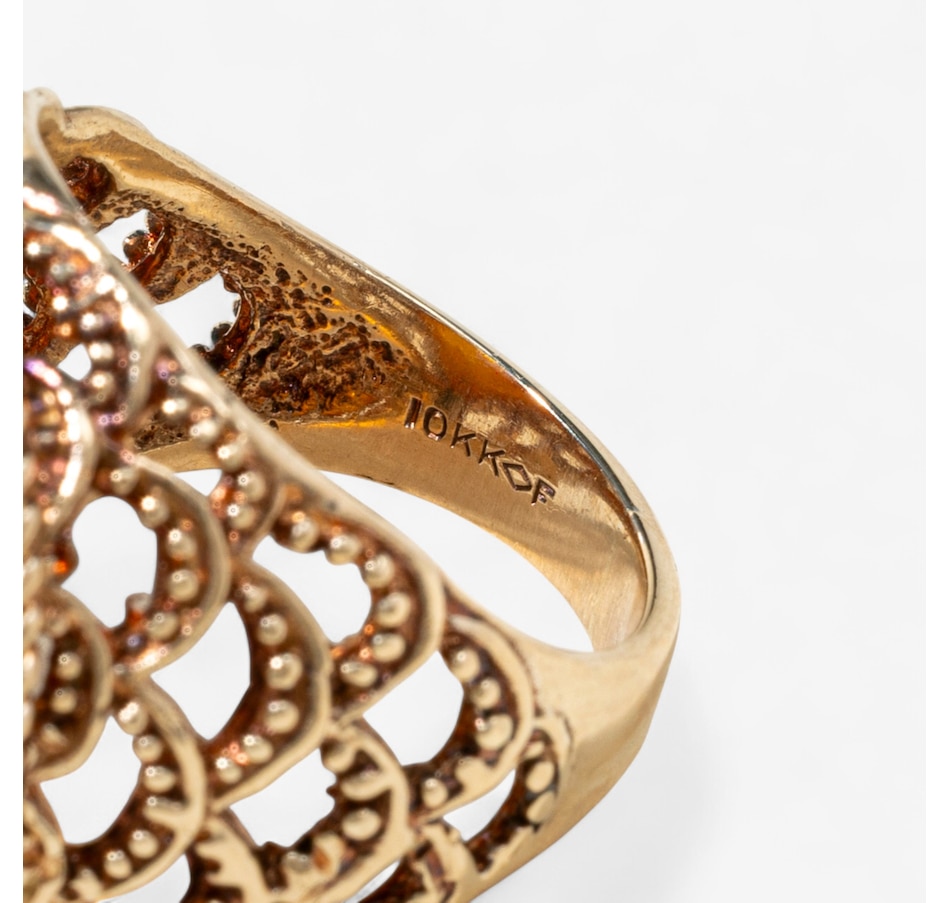 Image 747433_ALTMORE4.jpg, Product 747-433 / Price $895.00, 10K Yellow Gold Amber Ring from Estate Originals on TSC.ca's Jewellery department