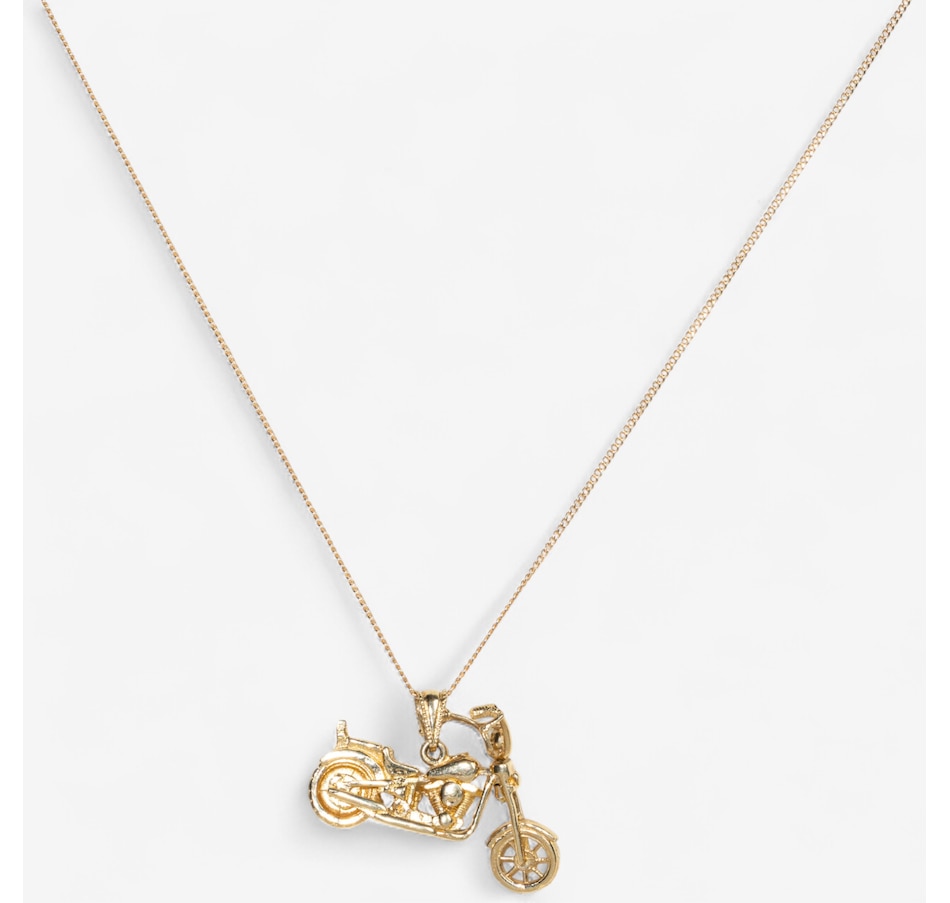 Image 747434_ALTMORE2.jpg, Product 747-434 / Price $1,895.00, 10K Yellow Gold Motorcycle Pendant from Estate Originals on TSC.ca's Jewellery department