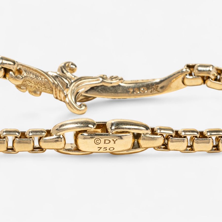 Image 747435_ALTMORE3.jpg, Product 747-435 / Price $8,995.00, 18K Yellow Gold DAVID YURMAN Diamond-Set Waves Dagger Bracelet from Estate Originals on TSC.ca's Jewellery department