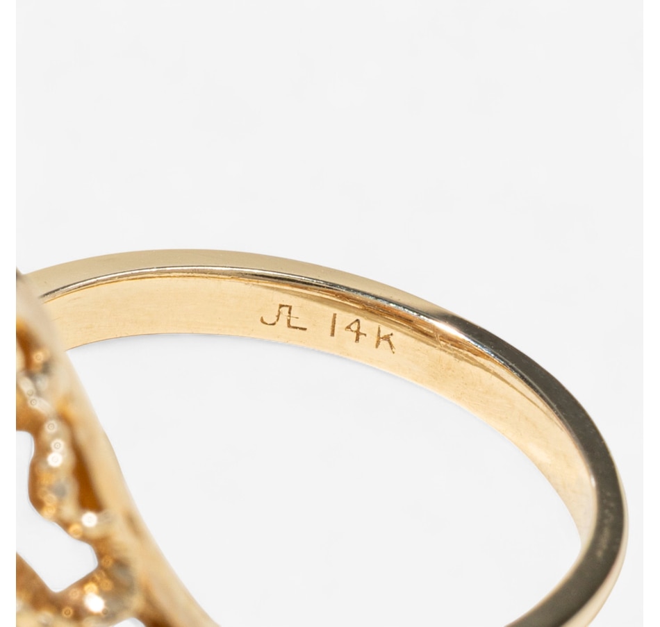 Image 747440_ALTMORE4.jpg, Product 747-440 / Price $1,995.00, 14K Yellow Gold Foliate Design Opal Ring from Estate Originals on TSC.ca's Jewellery department