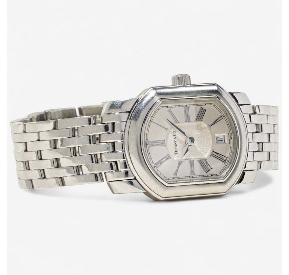 Image 747442_ALTMORE1.jpg, Product 747-442 / Price $1,750.00, Stainless Steel TIFFANY & Co. MARK COUPE Swiss Made Watch from Estate Originals on TSC.ca's Jewellery department