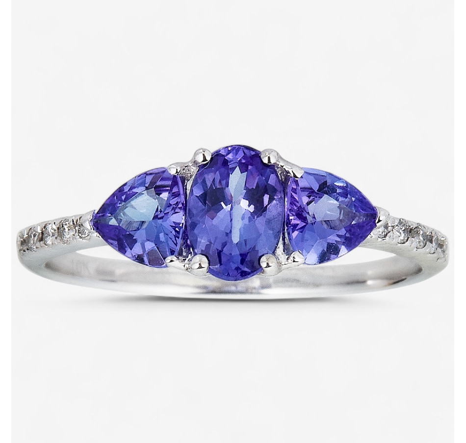 Image 747465.jpg, Product 747-465 / Price $1,129.99, Cirari 14K White Gold Tanzanite & Diamond Ring from Cirari on TSC.ca's Jewellery department