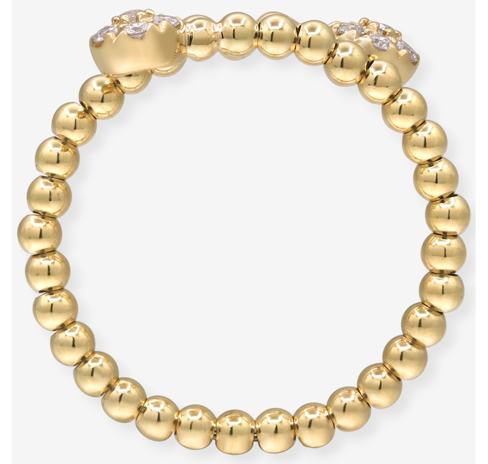 Image 747491_ALTMORE2.jpg, Product 747-491 / Price $649.99, 10K Yellow Gold Diamond Bypass Flex Ring from Diamond Show on TSC.ca's Jewellery department