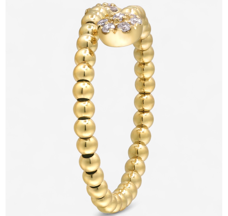 Image 747491_ALTMORE4.jpg, Product 747-491 / Price $649.99, 10K Yellow Gold Diamond Bypass Flex Ring from Diamond Show on TSC.ca's Jewellery department