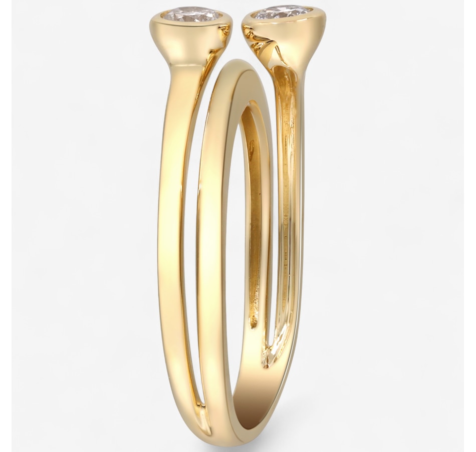 Image 747493_ALTMORE1.jpg, Product 747-493 / Price $1,499.99, 10K Yellow Gold Diamond Bypass Wrap Ring from Diamond Show on TSC.ca's Jewellery department