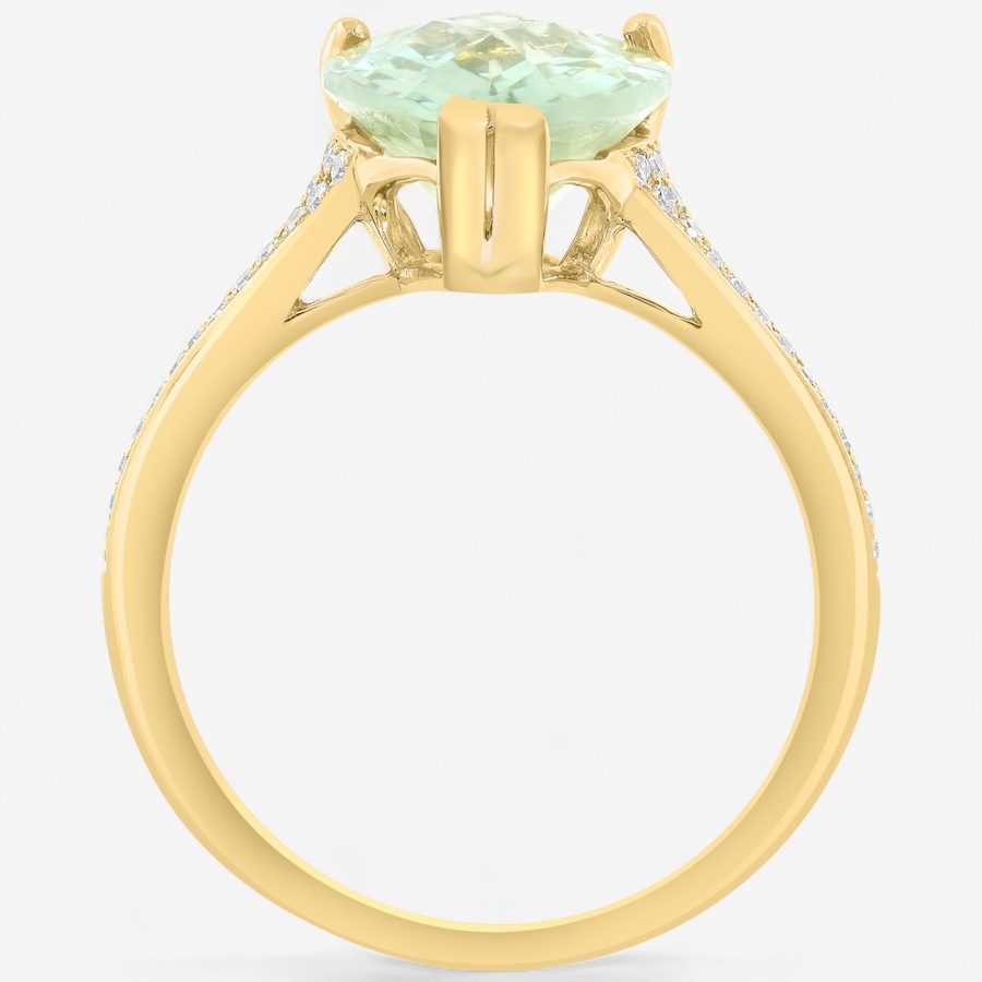 Image 747528_ALTMORE1.jpg, Product 747-528 / Price $1,699.99, EFFY 14K Yellow Gold Pear Shape Green Amethyst and Diamond Ring from Effy Jewellery on TSC.ca's Jewellery department