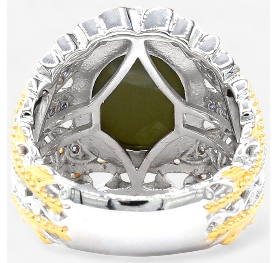 Image 747667_ALTMORE2.jpg, Product 747-667 / Price $489.99, Gems En Vogue Palladium Silver Australian Opal Triplet & Gems Ring from Gems En Vogue on TSC.ca's Jewellery department