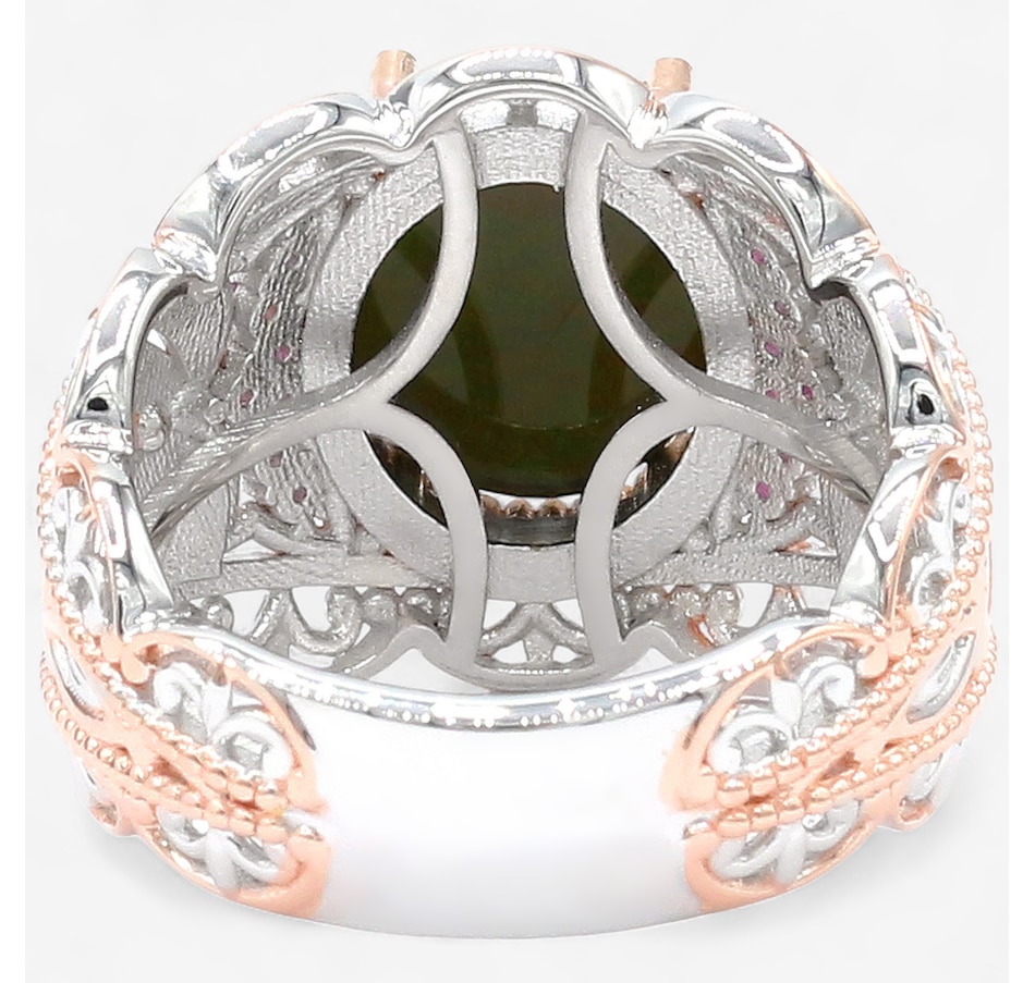 Image 747667_ALTMORE7.jpg, Product 747-667 / Price $489.99, Gems En Vogue Palladium Silver Australian Opal Triplet & Gems Ring from Gems En Vogue on TSC.ca's Jewellery department