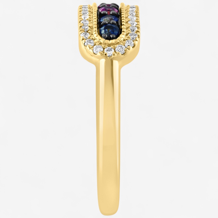 Image 747724_ALTMORE1.jpg, Product 747-724 / Price $1,699.99, EFFY 14K Yellow Gold Channel Set Multi Gemstone Ring from Effy Jewellery on TSC.ca's Jewellery department