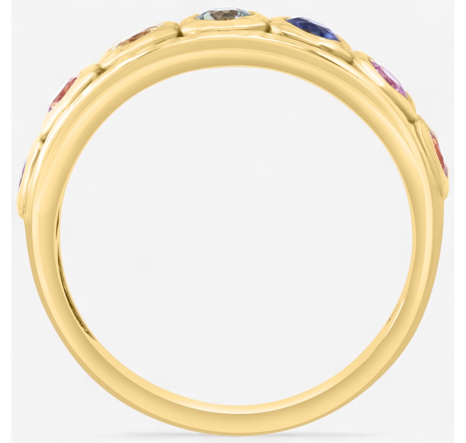 Image 747734_ALTMORE2.jpg, Product 747-734 / Price $1,999.99, EFFY 14K Yellow Gold Bezel Set Multi Sapphire Ring from Effy Jewellery on TSC.ca's Jewellery department