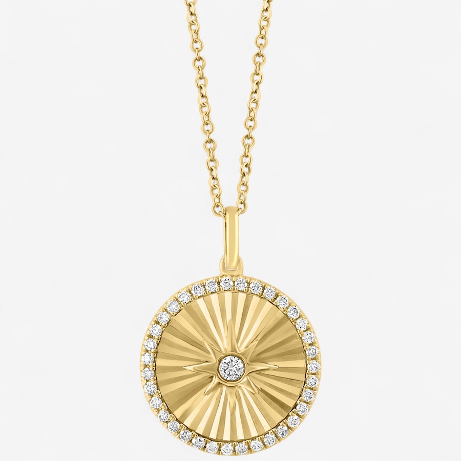 Image 747739_ALTMORE1.jpg, Product 747-739 / Price $2,499.99, EFFY 14K Yellow Gold Diamond Pendant with Chain from Effy Jewellery on TSC.ca's Jewellery department