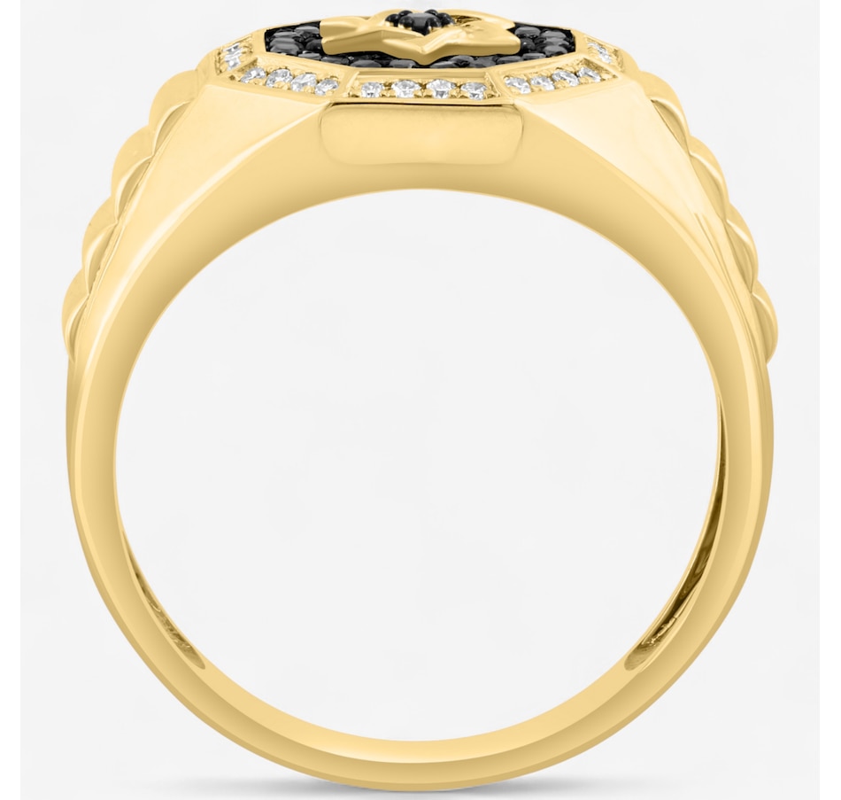 Image 747745_ALTMORE1.jpg, Product 747-745 / Price $3,199.99, EFFY 14K Yellow Gold Black and White Diamond Ring from Effy Jewellery on TSC.ca's Jewellery department