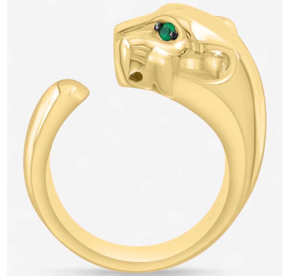 Image 747755_ALTMORE1.jpg, Product 747-755 / Price $3,899.99, EFFY 14K Yellow Gold Emerald Panther Ring from Effy Jewellery on TSC.ca's Jewellery department