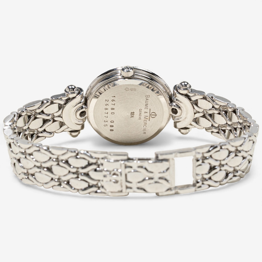 Image 747866_ALTMORE3.jpg, Product 747-866 / Price $14,888.00, Estate Originals 18K White Gold Baume and Mercier Watch with Mother-of-Pearl Dial and Diamonds from Estate Originals on TSC.ca's Jewellery department