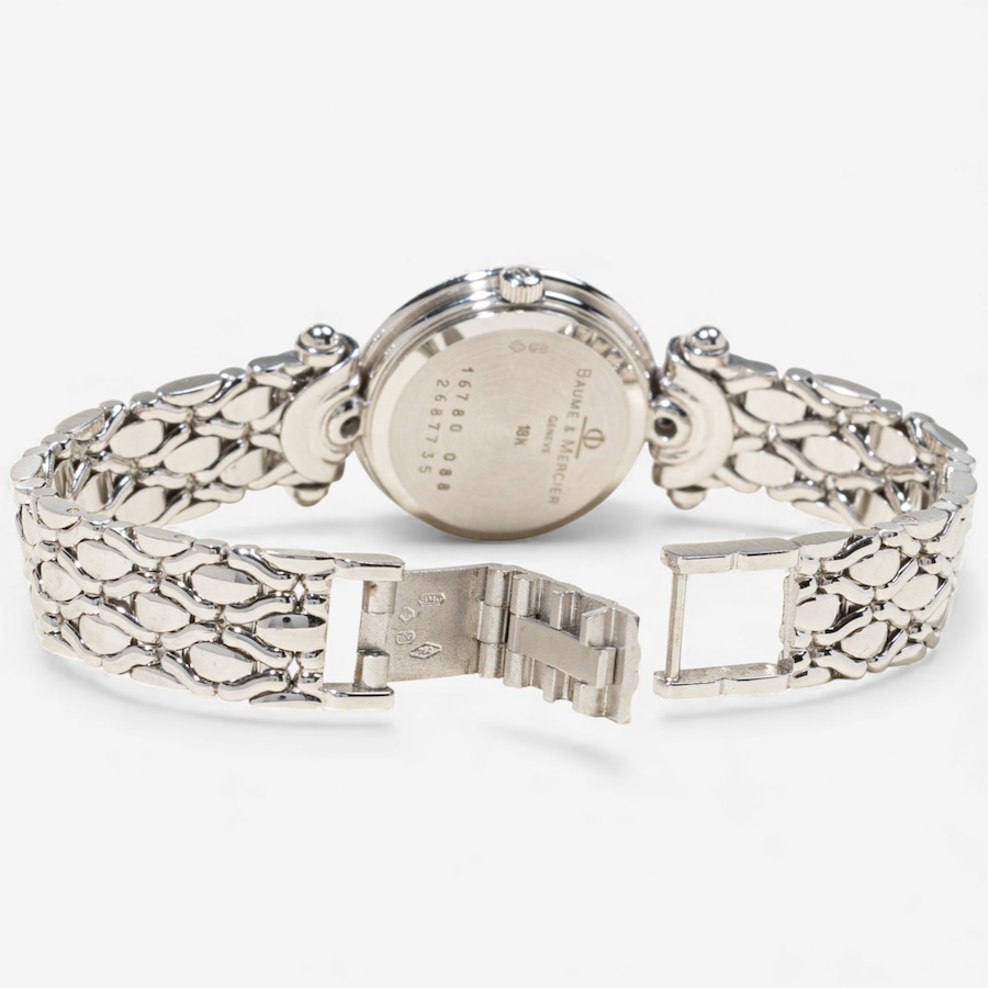 Image 747866_ALTMORE4.jpg, Product 747-866 / Price $14,888.00, Estate Originals 18K White Gold Baume and Mercier Watch with Mother-of-Pearl Dial and Diamonds from Estate Originals on TSC.ca's Jewellery department