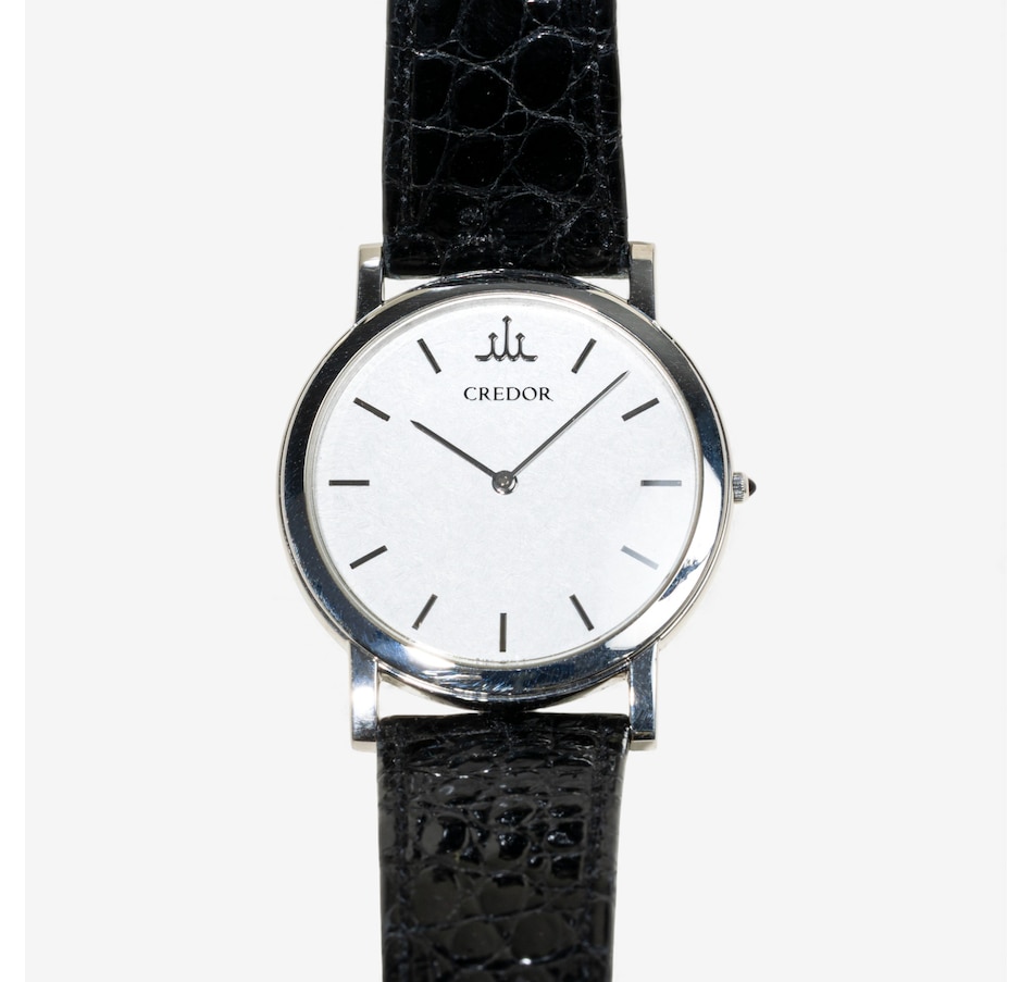 Image 747889.jpg, Product 747-889 / Price $8,995.00, Estate Originals Platinum Seiko Credor Quartz Wristwatch from Estate Originals on TSC.ca's Jewellery department