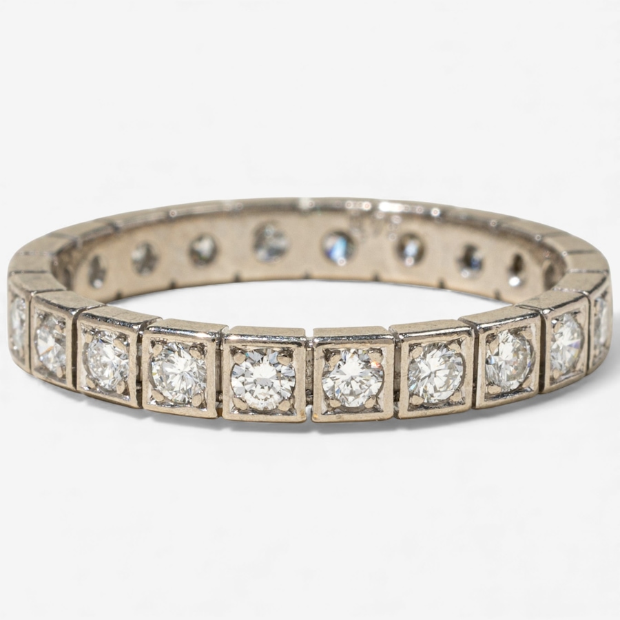 Image 747904_ALTMORE2.jpg, Product 747-904 / Price $2,995.00, Estate Originals 14K White Gold Custom-Made 0.75-Carat Full Eternity Band from Estate Originals on TSC.ca's Jewellery department