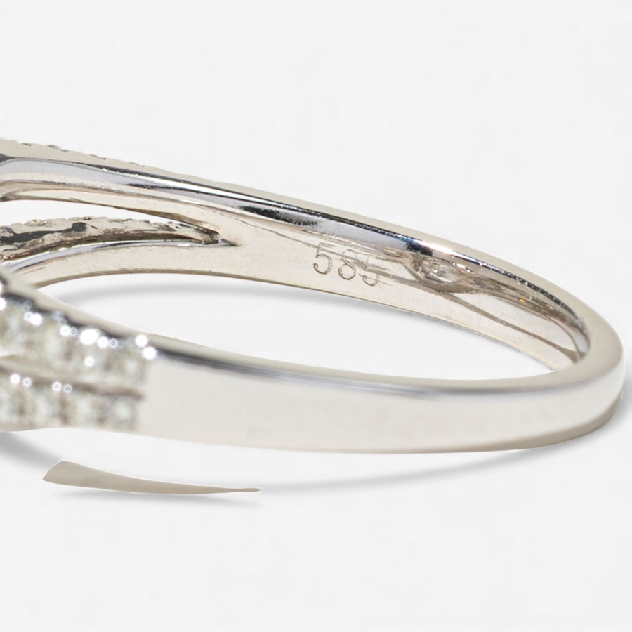 Image 747911_ALTMORE4.jpg, Product 747-911 / Price $2,995.00, Estate Originals 14K White Gold 1.02-Carat Fancy Design Swirl Diamond Ring from Estate Originals on TSC.ca's Jewellery department