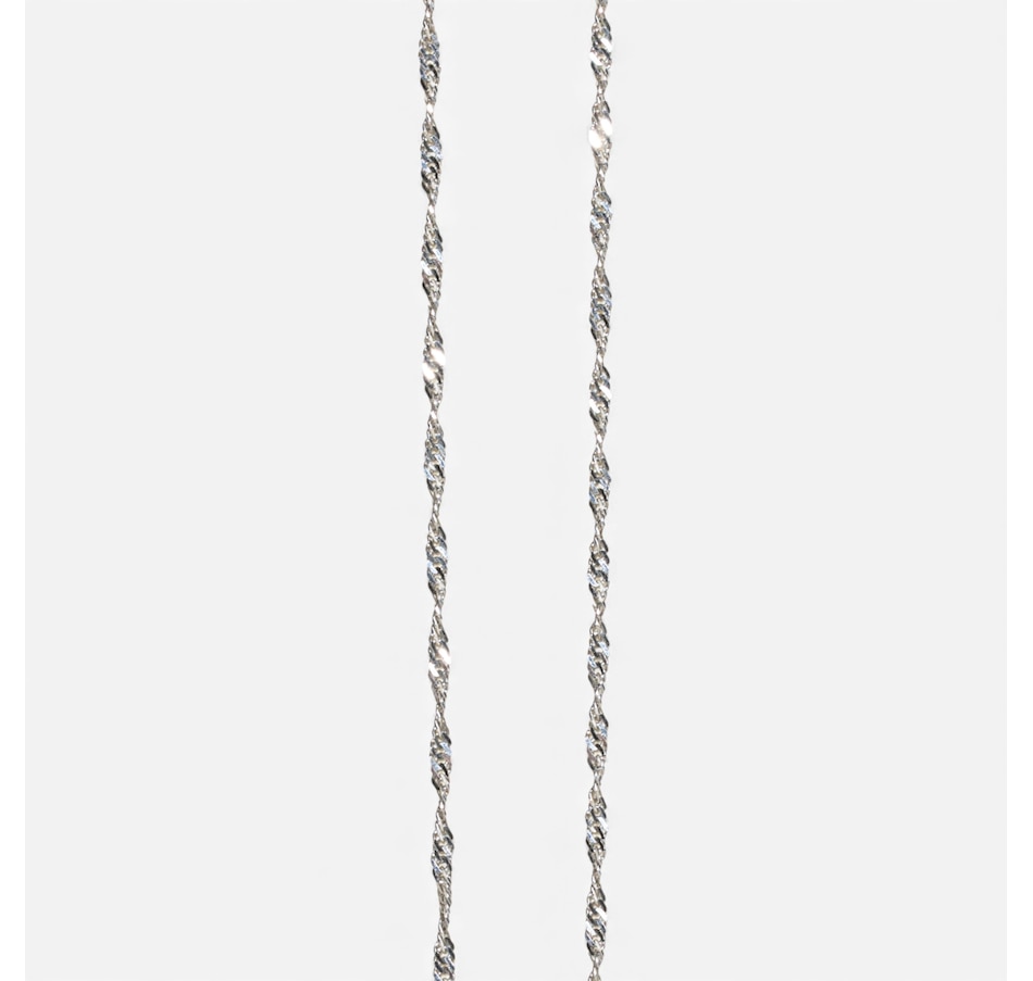 Image 747921_ALTMORE3.jpg, Product 747-921 / Price $875.00, Estate Originals 10K White Gold Sapphire and Diamond Pear-Shaped Drop Necklace from Estate Originals on TSC.ca's Jewellery department