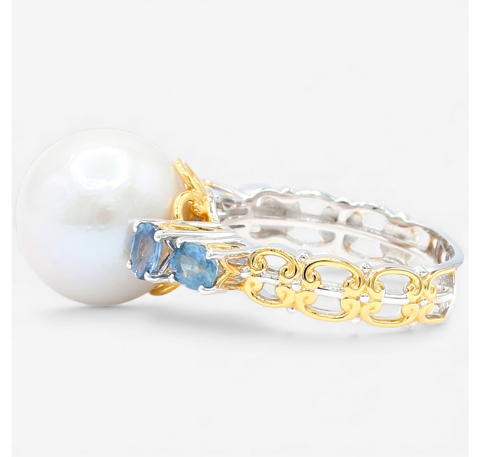 Image 747946_ALTMORE3.jpg, Product 747-946 / Price $289.99, Gems En Vogue Palladium Silver Edison White Pearl & Gems Ring from Gems En Vogue on TSC.ca's Jewellery department