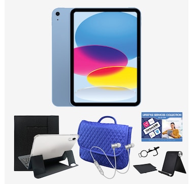 Apple iPad 10.9" Tablet Bundle (64 GB or 256 GB, 10th-gen)