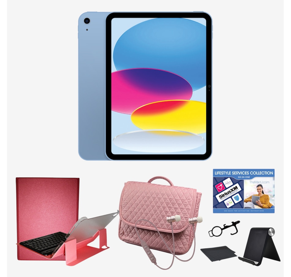 Image 747985_BLMG.jpg, Product 747-985 / Price $999.99 - $1,199.99, Apple iPad 10.9" Tablet Bundle (64 GB or 256 GB, 10th-gen) from Apple on TSC.ca's Electronics department