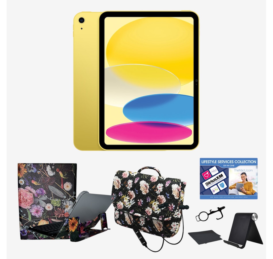 Image 747985_YELFL.jpg, Product 747-985 / Price $999.99 - $1,199.99, Apple iPad 10.9" Tablet Bundle (64 GB or 256 GB, 10th-gen) from Apple on TSC.ca's Electronics department