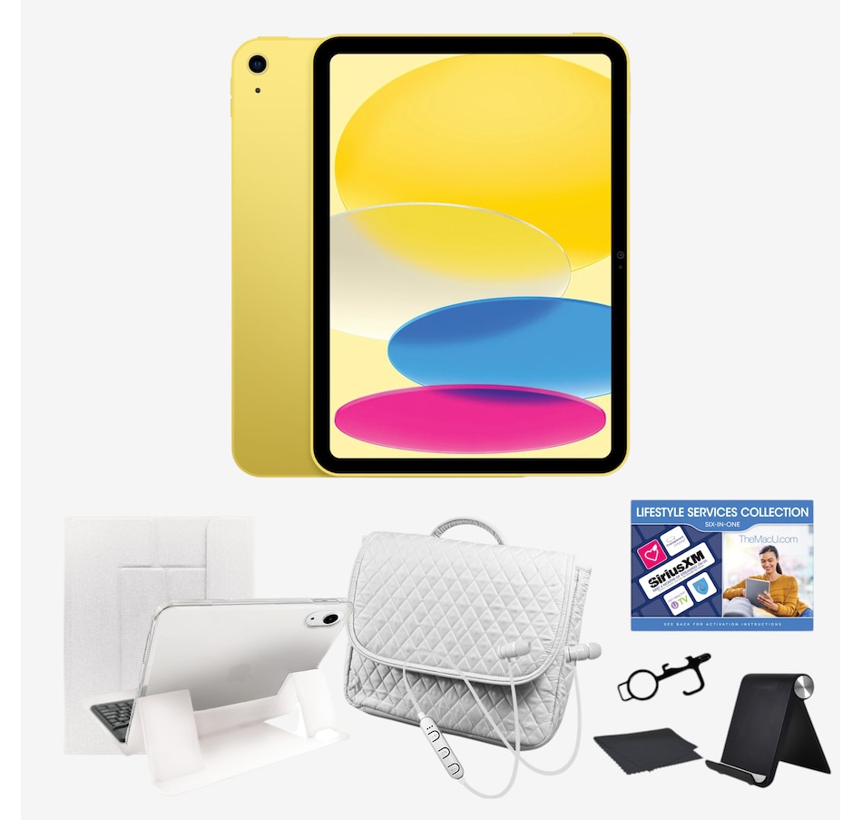 Image 747985_YLW.jpg, Product 747-985 / Price $999.99 - $1,199.99, Apple iPad 10.9" Tablet Bundle (64 GB or 256 GB, 10th-gen) from Apple on TSC.ca's Electronics department