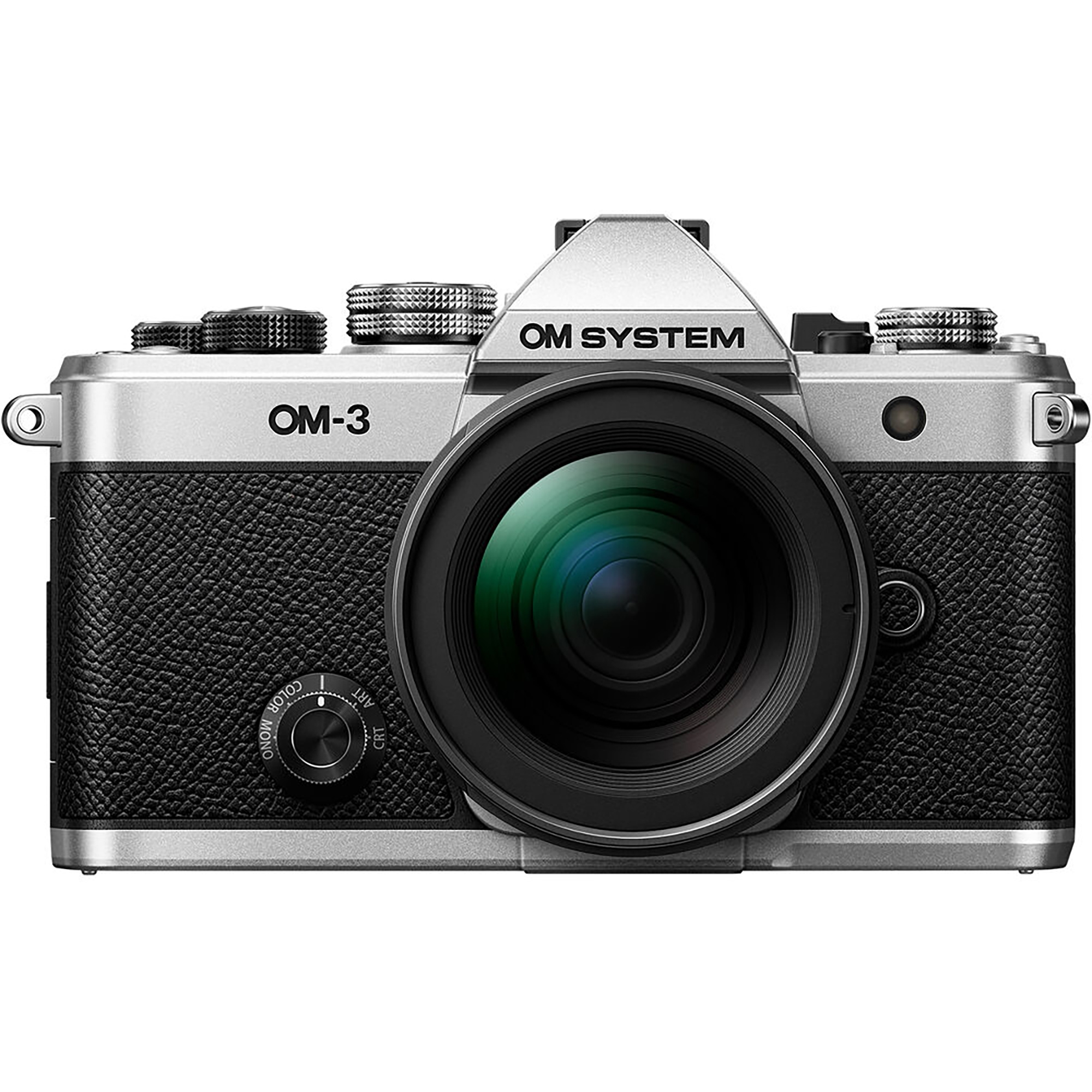 Olympus OM-D E-M10 Mark IV Silver Body with Silver M. Zuiko