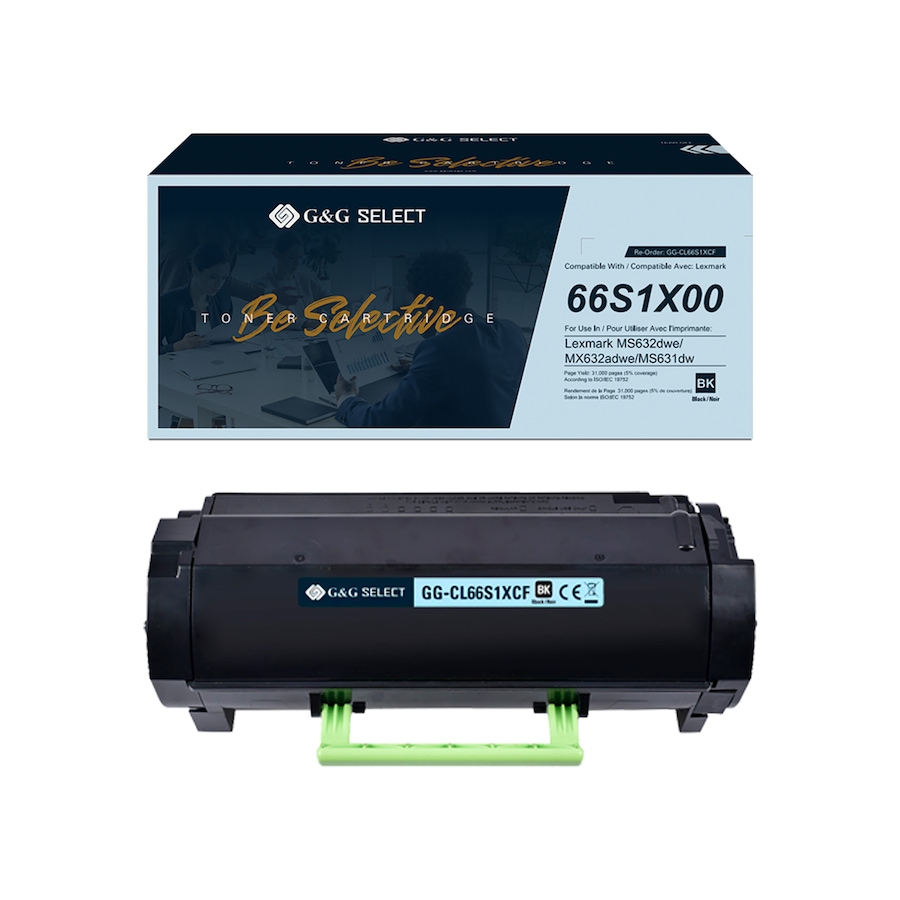 Image 747996.jpg, Product 747-996 / Price $512.49, G&G Select Toner Replacement Lexmark (66S1X00, black) from G&G on TSC.ca's Electronics department