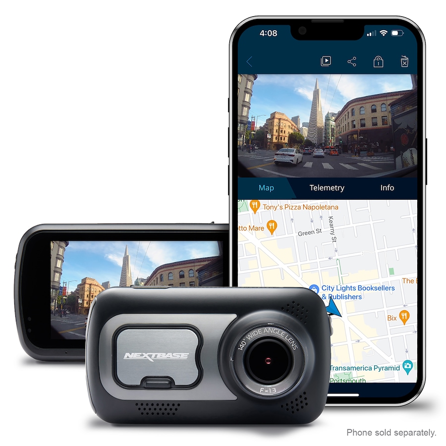 Image 748024_ALTMORE2.jpg, Product 748-024 / Price $429.99, Nextbase 522GW 1440p Dash Cam with 3" HD Touchscreen, Wi-Fi, and Amazon Alexa Built-In from Nextbase on TSC.ca's Electronics department