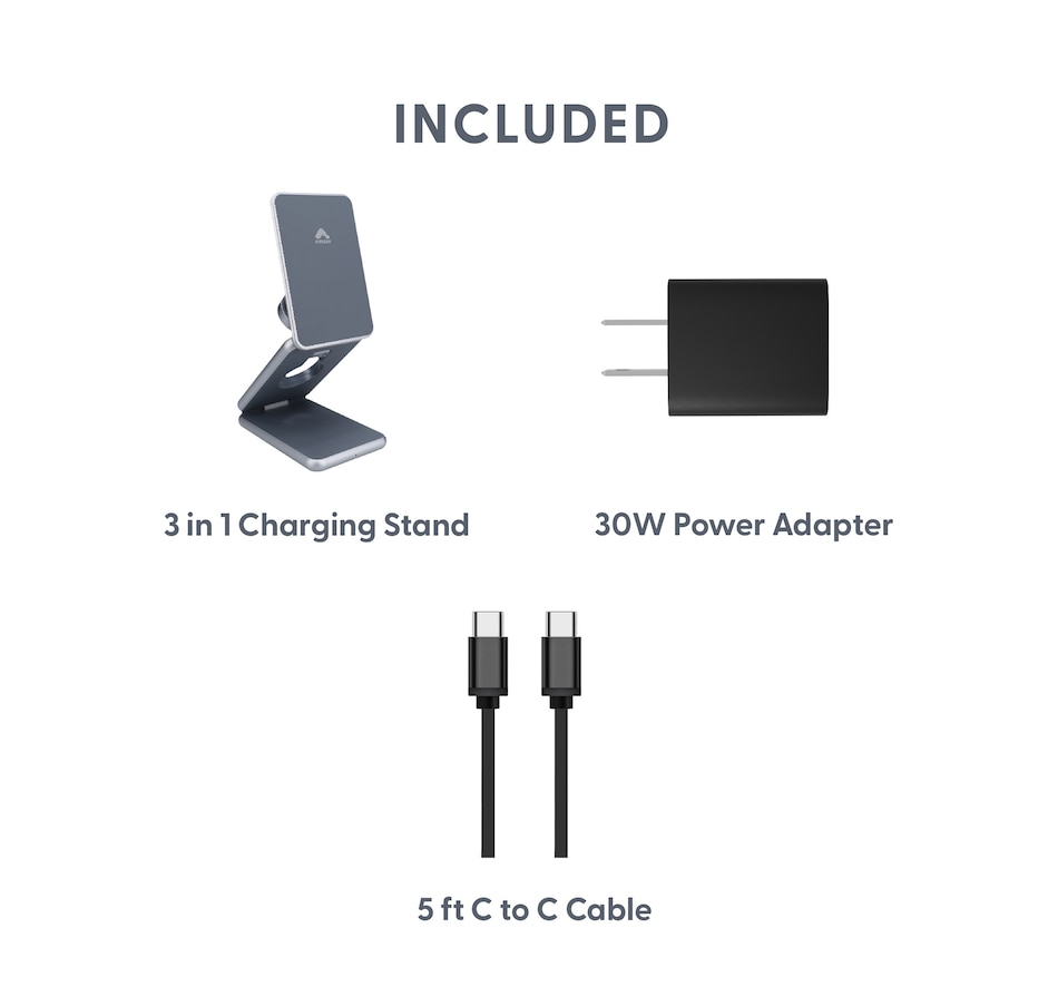 Image 748095_ALTMORE3.jpg, Product 748-095 / Price $64.99, Amaze Magnetic Charging Desktop Folding Stand from Amaze on TSC.ca's Electronics department