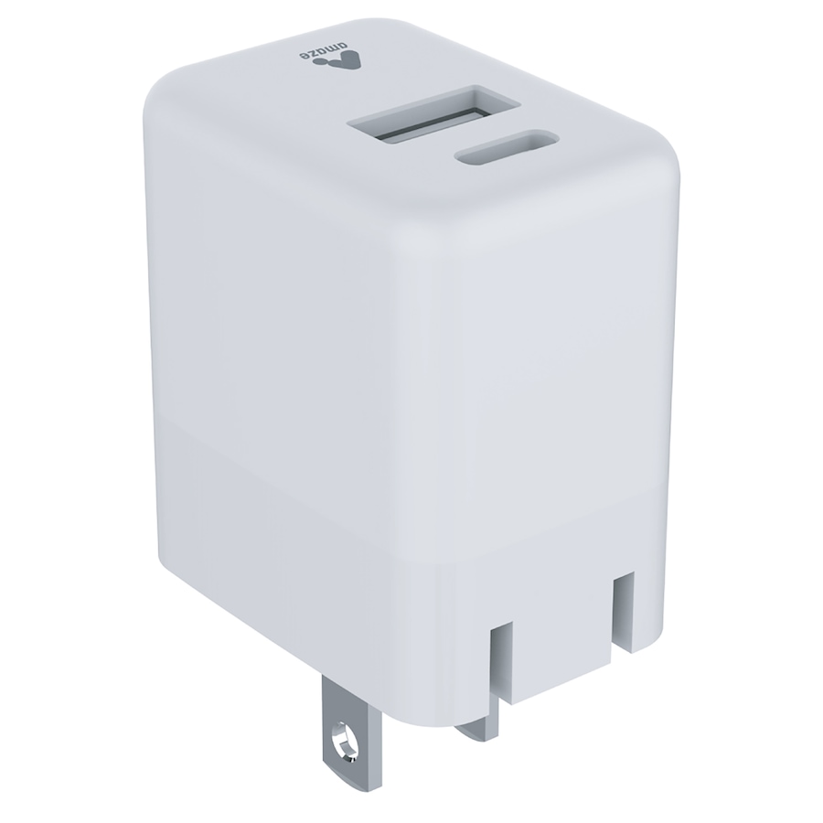 Image 748097_ALTMORE1.jpg, Product 748-097 / Price $24.99, Amaze PD 20W Dual-Port Wall Charger (White) from Amaze on TSC.ca's Electronics department