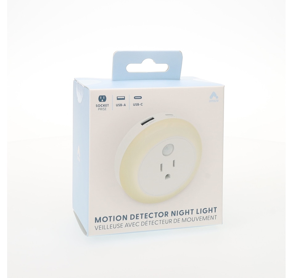 Image 748100_ALTMORE3.jpg, Product 748-100 / Price $19.99, Amaze Extension Port Motion Detection Night Light from Amaze on TSC.ca's Home & Garden department