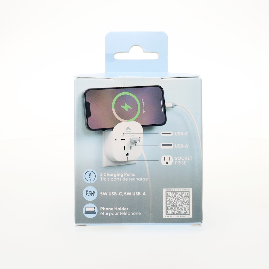 Image 748101_ALTMORE3.jpg, Product 748-101 / Price $19.99, Amaze Extension Port Phone Charging Stand from Amaze on TSC.ca's Electronics department