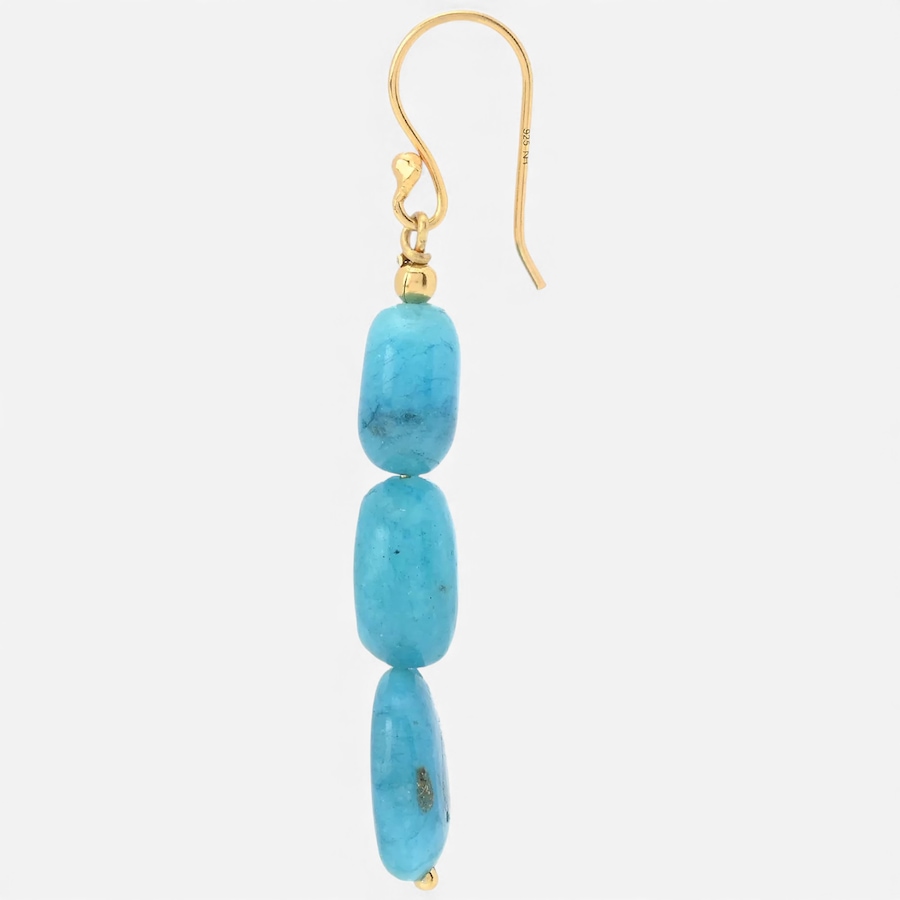 Image 748129_ALTMORE1.jpg, Product 748-129 / Price $119.99, Gems en Vogue Palladium Silver Tumbled Bead Aquamarine Earrings from Gems En Vogue on TSC.ca's Jewellery department