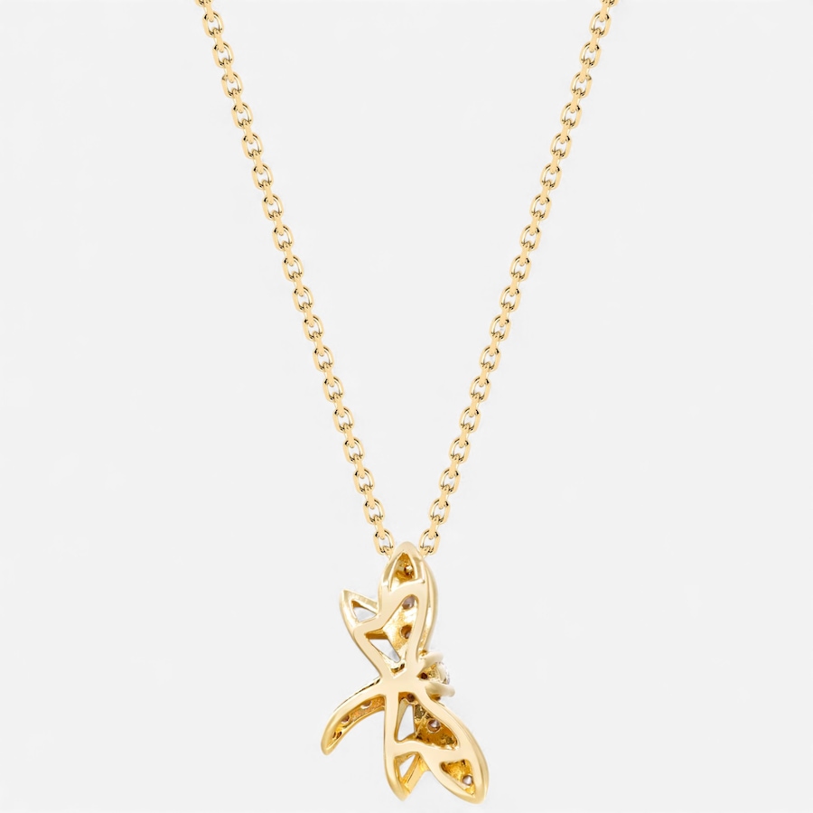 Image 748149_ALTMORE2.jpg, Product 748-149 / Price $1,399.99, 14K Yellow Gold 0.17 ctw Diamond Dragonfly Pendant with Chain from Diamond Show on TSC.ca's Jewellery department