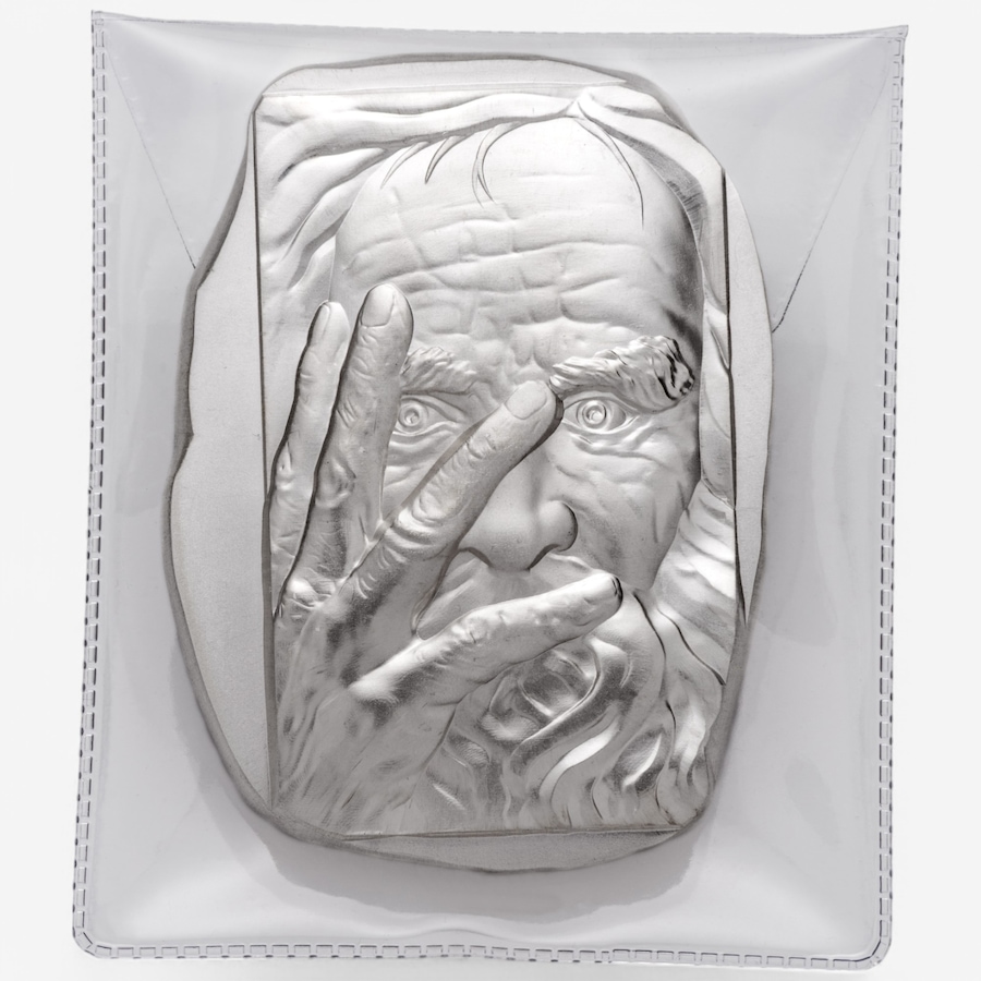 Image 748274_ALTMORE3.jpg, Product 748-274 / Price $1,578.00, 10-Ounce Fine Silver Art Bar Thinking Man, Argentia - Brilliant Finish from Argentia on TSC.ca's Coins department