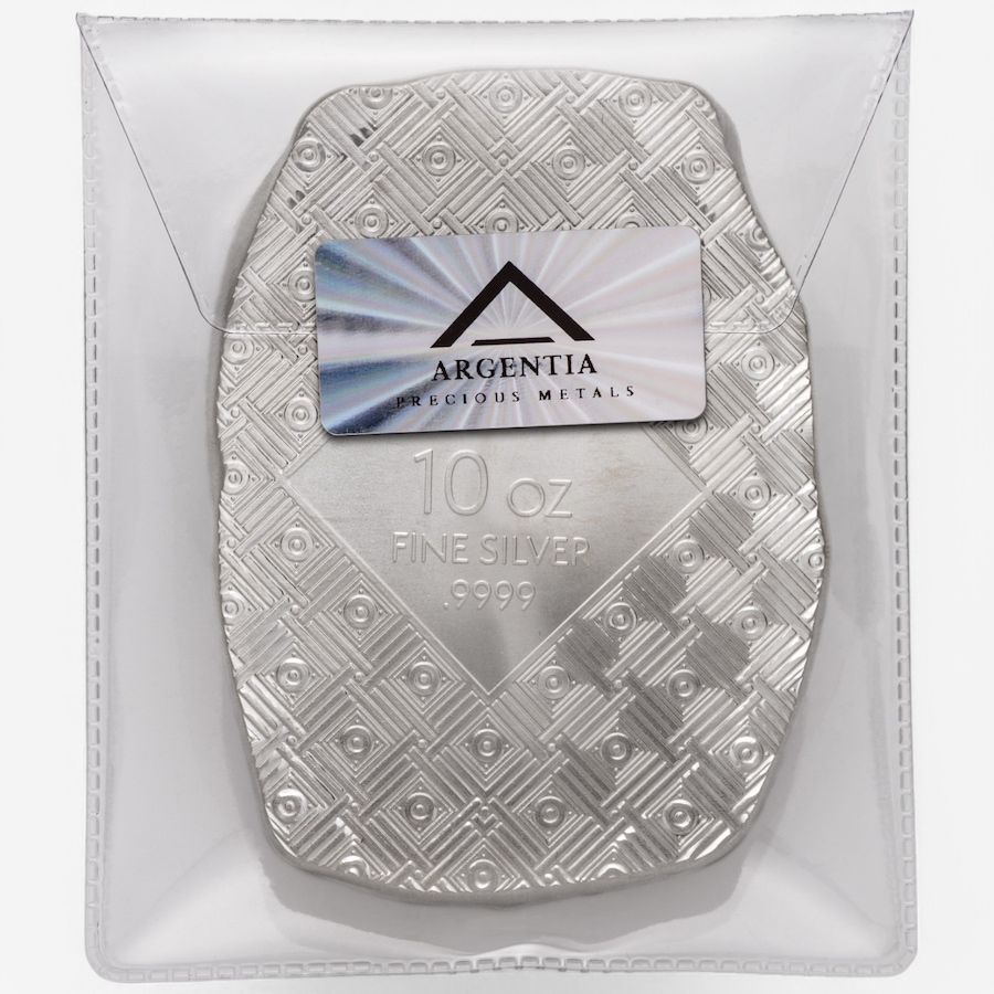 Image 748274_ALTMORE4.jpg, Product 748-274 / Price $1,578.00, 10-Ounce Fine Silver Art Bar Thinking Man, Argentia - Brilliant Finish from Argentia on TSC.ca's Coins department